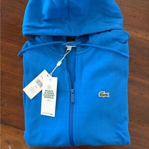 Lacoste Unisex Blue Hoodie Jacket